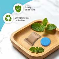 Tablettes nettoyantes et désodorisantes pour évier de cuisine, 24 unités, parfum citron moussant, élimination des graisses et des odeurs, approvisionnement d'un an