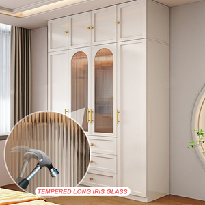 <span class=keywords><strong>Armario</strong></span> de Madera para Ropa de Apartamento Moderno, Fácil de Instalar, Bajo en Formaldehído, Resistente a la Humedad e Impermeable, Personalizable - Product Image 2