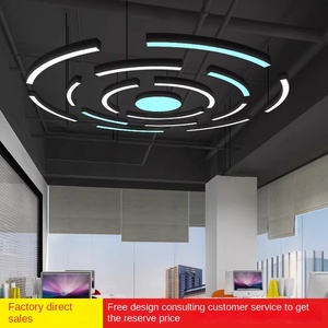 Suspension de lumière linéaire décorative Suspension de lumière rectangulaire Lampe suspendue à LED RVB connectable pour salle de jeu de gymnastique - Product Image 3