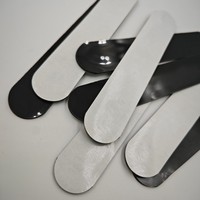 Ruban nano réutilisable noir double face de forme personnalisée Après le lavage, l'adhésif peut être restauré et réutilisé