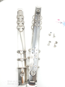 Fermaglio per raccoglitore a 6 anelli in metallo con anello rotondo fornito in fabbrica - Product Image 3