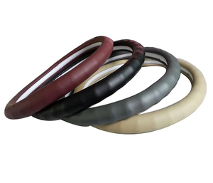 Cuir PU pour <span class=keywords><strong>Peugeot</strong></span> <span class=keywords><strong>208</strong></span> 2012 ~ 2018 couverture de <span class=keywords><strong>volant</strong></span> de voiture nouveau véhicule général quatre saisons - Product Image 2