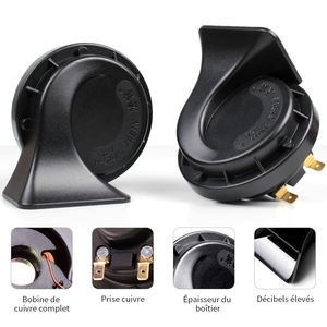 F-FARBIN voiture corne imperméable moto double tonalite air electrique escargot corne camion universel pour tout - Product Image 6