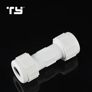 TY factory PVC pipe fittings names for plumbing water system PVC Compression coupling