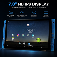 Pantalla TFT de 7.0 Pulgadas 1024*600 con Sistema Android/Linux Industrial Integrado, Rk3128 Quad-core 1.3GHz, 16.7M Colores, Retroiluminación LED