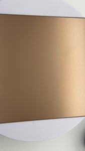 Componentes de procesamiento Hoja de metal de acero inoxidable Consolador de oro rojo de acero inoxidable - Product Image 5