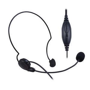 HXKK <strong>HX</strong>-316-1 Lightweight Durable Walkie Talkie Headset Two Way Radio <strong>Earphone</strong> Loud Clear Voice Headband Style for Ken-wood 2pin - Product Image 6
