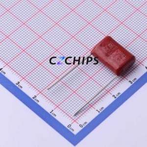 ตัวเก็บประจุฟิล์มโพลีโพรพิลีน (CBB) รุ่น PS682J3C1506 แบบมีรูทะลุ (THT), ระยะขา P=15 มม. ความจุ 6.8nF ความคลาดเคลื่อน 5% แรงดัน 1.6kV - Product Image 1