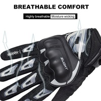Gants de moto Suomy en maille respirante pour l'été, pour hommes et femmes, compatibles avec les écrans tactiles, pour le motocross, la course, le vélo et la moto