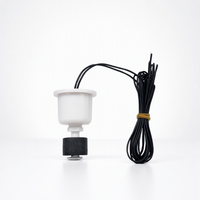 Capteur de niveau à flotteur en PP de type L, interrupteur magnétique à lamelles DC100V 0.5A pour le contrôle des réservoirs d'eau et du drainage