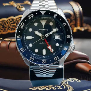 Reloj Deportivo Automático de Lujo Seiko 5, Unisex, Caja de Acero Inoxidable, Cristal de Zafiro Azul, Analógico, Sumergible, Resistente al Agua - Product Image 5