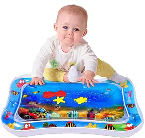 充气婴儿水垫新生儿趣味地板游戏垫婴儿感官肚子时间垫活动玩具