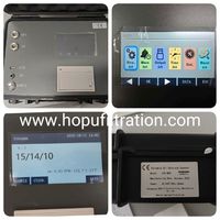 Hopu LPC Industrial Oil Particle Counter for Hydraulic Lube Oil NAS and Moisture PPM Analysis AC220V 120W Floor-Mounted