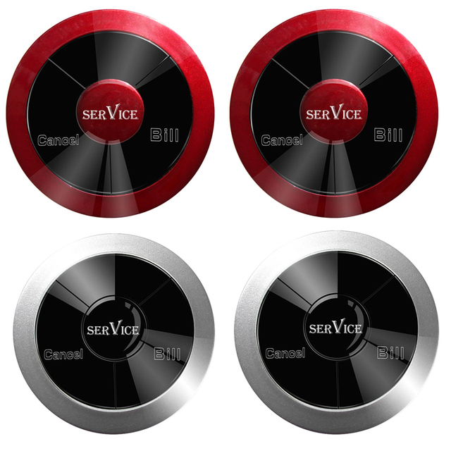 High Quality 3 Key Call Button Waiter Calling System Wireless Calling System for Restaurant Cafe Shop Hookah Clinic Hospital
