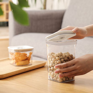 3 tailles de récipient de stockage des aliments sous vide Ultra hermétique avec bouton poussoir d'air - Product Image 5