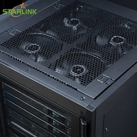 Rak Server Starlink 24U 19 Inch dengan Pintu Berlubang 600x1000mm Kabinet Server Jaringan