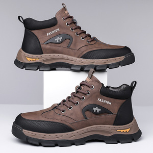 Botas de Senderismo para Hombre, Otoño Invierno, Suela Gruesa, Forro Polar, Antideslizantes, Deportivas, Casuales para Exteriores - Product Image 2