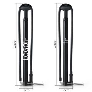 Mini pompe à pied <span class=keywords><strong>de</strong></span> vélo en aluminium portable pompe à main haute pression avec valves Presta et Schrader pour vélos - Product Image 2