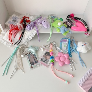 Sac à breloques mode femmes raquette de Tennis Baseball Rugby chiot chien tresse corde sac à main chaîne pendentif accessoires - Product Image 4