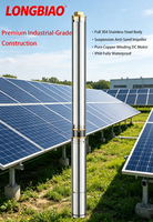 Pompe solaire immergée 48V à courant continu de conception compacte, type vis JC, 550W, avec tests de qualité rigoureux et protections multiples intégrées