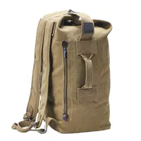 Large Capacity Rucksack Man Travel Bag Mountaineering Backpack Male Luggage Canvas Bucket Shoulder Bags Men Backpacks