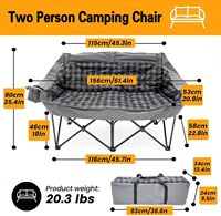 Chaise pliante de jardin et de parc personnalisable avec logo, en acier inoxydable moderne, durable, portable, en tissu Oxford