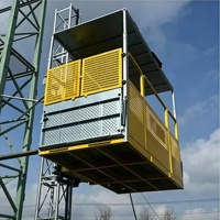 Système de transport de marchandises pour bâtiments industriels, équipement de manutention verticale de matériaux, élévateur de matériaux
