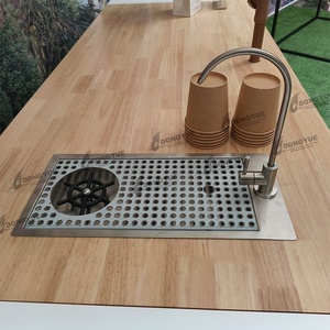 Custom Mobile <strong>Candy</strong> <strong>Cart</strong> Foldable Coffee <strong>Cart</strong> Street Coffee Bar <strong>Cart</strong> With Water System for Fast Food Snack Food Hotdog - Product Image 4