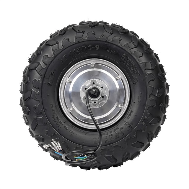 Electric Brushless Hub Motor 14.5 Inch Single Shaft Hub Motor Wheel 48v 500w Hub Motor for Wheelbarrow