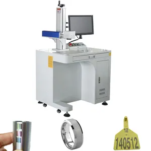 ARGUS Closed Cover Portable Jpt 20W 30W 50W Metal Jewelry Sliver Gold Dog Tag Aluminum Engraving Fiber Laser Marking Machines