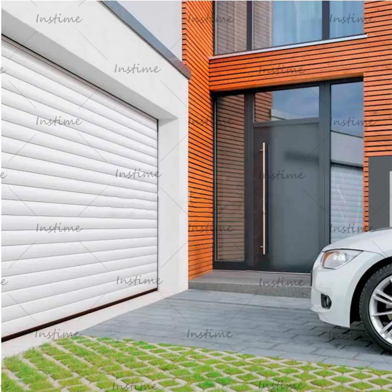 Instime Exterior Tilting Garage Doors Design Automatic Steel Plate Overhead Insulated Sectional Tilting Garage Door For House