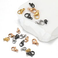 Fermoirs Mousquetons en Acier Inoxydable Grandes pour Bracelets, Connecteurs, Fournitures de Bricolage et Bijouterie
