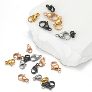 Fermoirs Mousquetons en Acier Inoxydable Grandes pour Bracelets, Connecteurs, Fournitures <span class=keywords><strong>de</strong></span> Bricolage et Bijouterie - Product Image 4