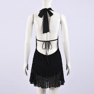 Vestido Sexy de Alta Calidad con Tirantes Cruzados y Escote Abierto para Mujer, a la Moda - Product Image 6