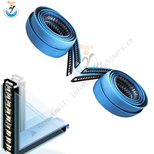 Verre isolant en aluminium d'entretoise de bord chaud flexible de 6mm avec dessicant de butyle pour l'installation de vis de réfrigérateur de portes de fenêtres - Product Image 2