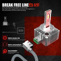 RUTENSE Factory D Series ampoule 6000K 70W 12000LM lampe de phare LED D1S D2S D3S D4S D5S voiture HID Ballast