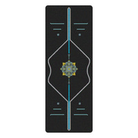 Tapis de yoga en caoutchouc naturel, soie de coco, antidérapant, écologique, tapis de fitness de luxe multicolores pour la maison, la salle de sport, vente en gros