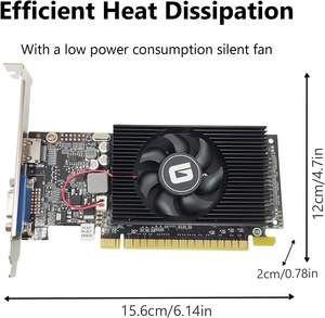 Nuevo GT610 2G DDR3 DirectX 12 perfil bajo PCI Express X16 DP nivel de entrada GPU estación de trabajo ventilador PC SFF <span class=keywords><strong>HTPC</strong></span> Win11 - Product Image 3