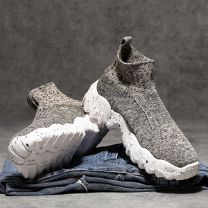 Chaussures de sport décontractées personnalisables avec logo de marque pour hommes et femmes, en maille respirante et légères, idéales pour la course et la marche - Product Image 5