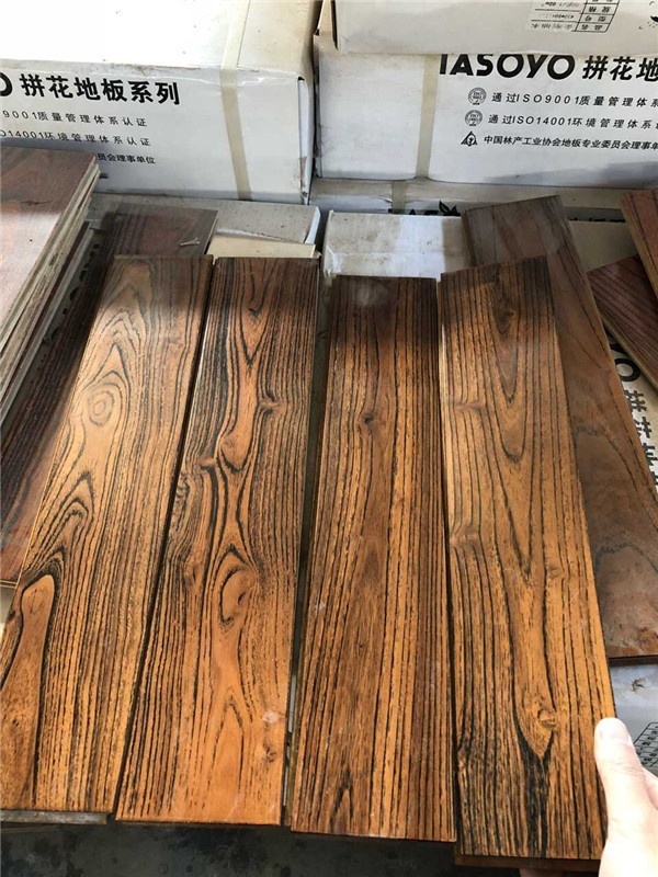 High Density Mongolian Teak Floor - Natural Chinese Teak