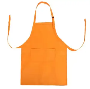 Custom design polyester sublimation plastic school children apron