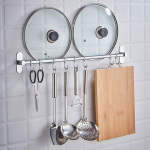 Stainless Steel Wall Mounted <b>Hooks</b> With Punch Free Installation For <b>Bathroom</b> Toilet Dormitory Storage - Product Image 1