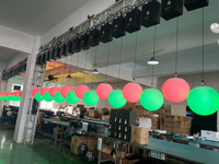 Éclairage cinétique LED DMX512 de haute qualité, boule lumineuse de 20 cm, portée de levage de 4 m pour club, bar, discothèque, scène