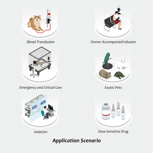 Pompe à perfusion vétérinaire Mindray, pompe à seringue AniFM I3 S3, équipement thérapeutique professionnel pour cliniques vétérinaires et hôpitaux - Product Image 6