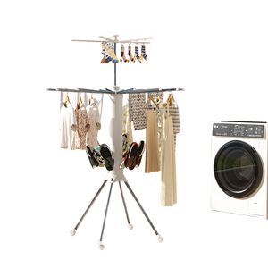 2025 Nouveau séchoir à poulpe amélioré, avec zone de séchage à double couche, design pliable et mobile pour une utilisation en extérieur ou sur le balcon. - Product Image 1