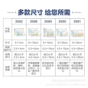 3M Transparent Wound Dressing 3582 Medical Film Pad For IV Infusion Care - Product Image 4