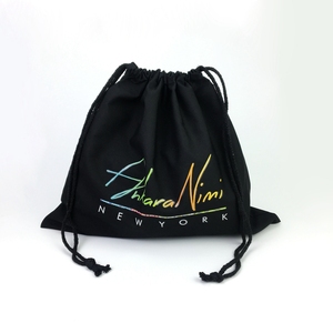 Impreso <span class=keywords><strong>seda</strong></span> Eco orgánica Cordón <span class=keywords><strong>de</strong></span> bolsas <span class=keywords><strong>de</strong></span> regalo - Product Image 5