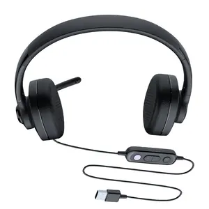 Kamyon şoförü kulaklık PC bilgisayar telefon kulaklıklar çağrı merkezi USB kulaklık kulak kablolu iş mikrofonlu kulaklık