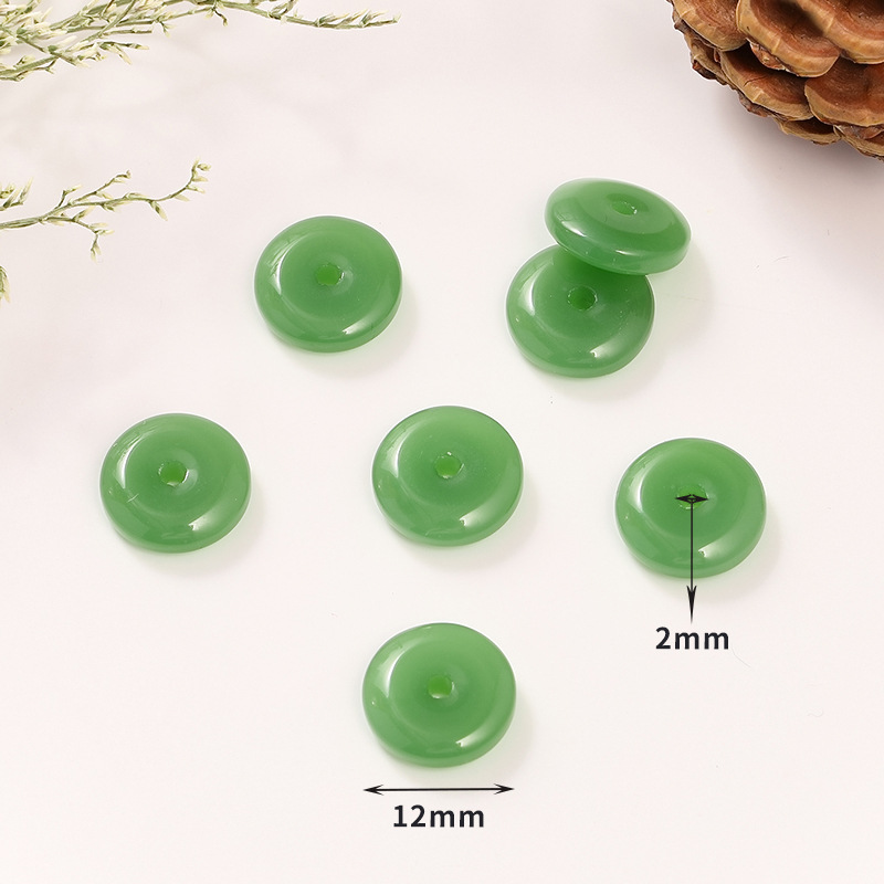 หัวเข็มขัดนิรภัยสีเขียวเข้ม ขนาด 12 มม.