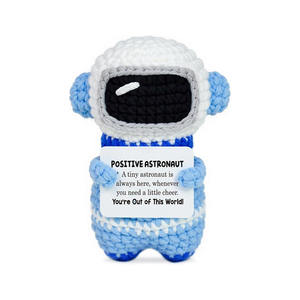 Poupée animale positive, ornements gnomes tissés à l'énergie positive, poupée œuf au crochet, jouet, cadeau, pendentif - Product Image 2